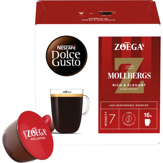 Nescafé Dolce Gusto Zoégas Mollbergs kapsler (16 stk)