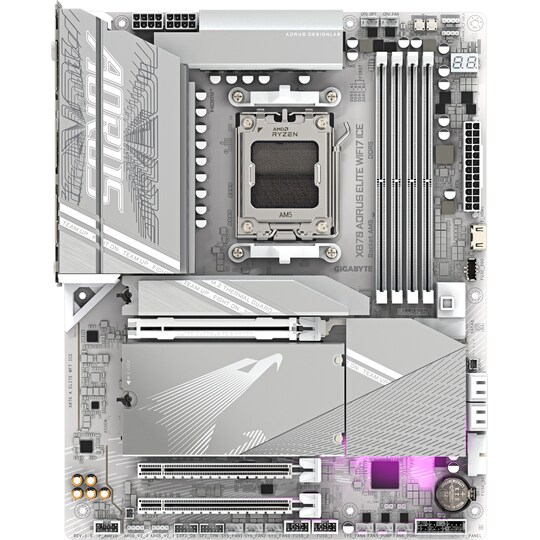 GigaByte X870 AORUS ELITE WIFI7 ICE bundkort