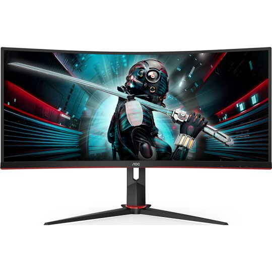 AOC CU34G2X 34" buet gaming skærm