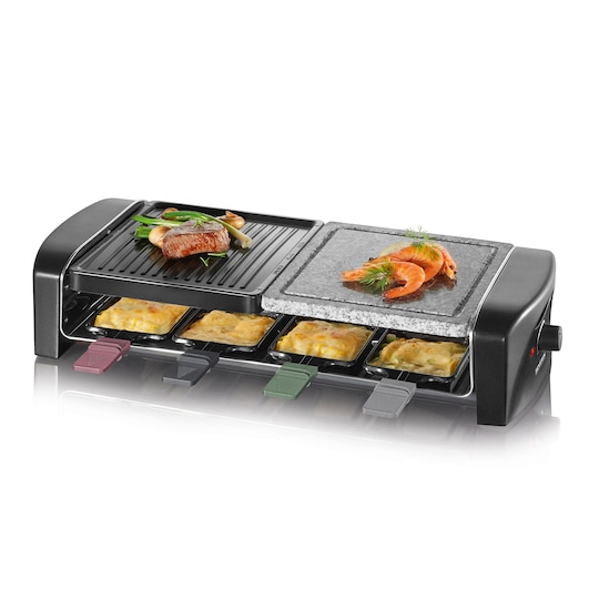 Severin Raclette 1400 watt Sort