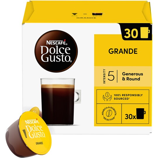 NESCAFÉ Dolce Gusto Grande kaffekapsler (30 stk.)