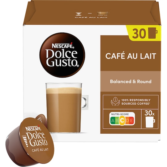 NESCAFÉ Dolce Gusto Café au Lait kaffekapsler (30 stk.)