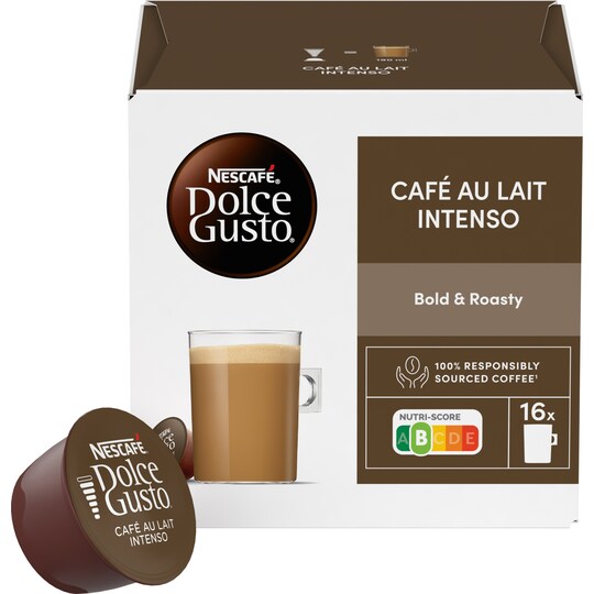 Nescafe Dolce Gusto Cafe au Lait Intenso kapsler (16 stk.)