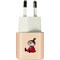 Moomin 20W Lightning til USB-C vægoplader 1m (pink)