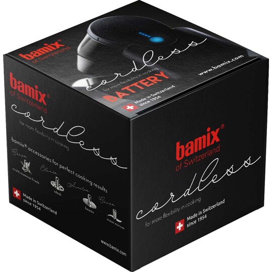 Bamix ledningsfri stavblenderbatteri 3100.001 (sort)