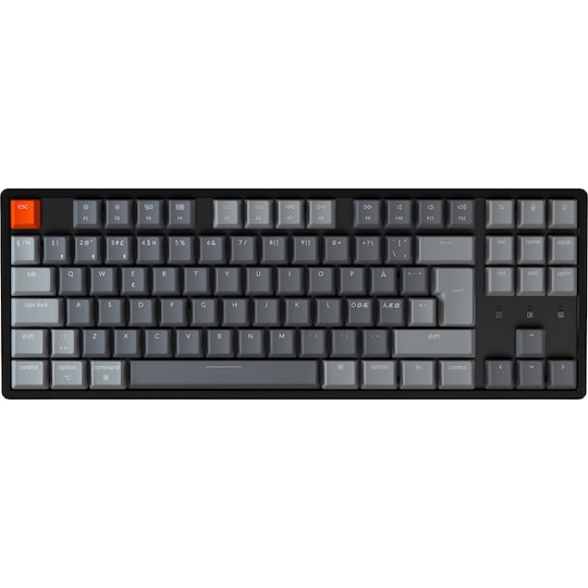 Keychron K8 trådløst tastatur (Gateron Red-switches)