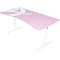 Arozzi Arena gaming skrivebord (white pink)