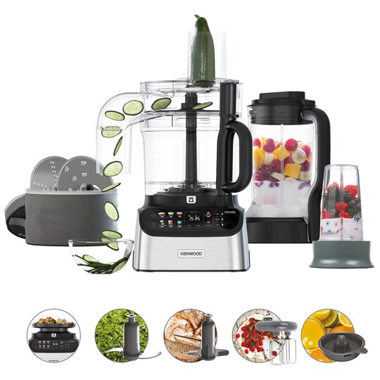 Kenwood MultiPro OneTouch foodprocessor FDM73.850.SS (børstet metal)