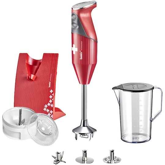 Bamix SwissLine 200W stavblender 26569 (rød)