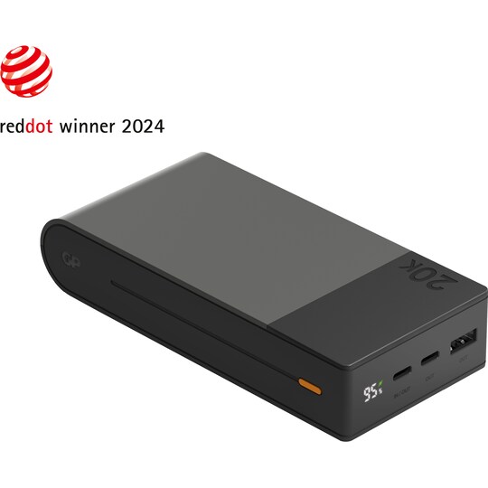 GP M2+ 20.000 mAh powerbank (grå)