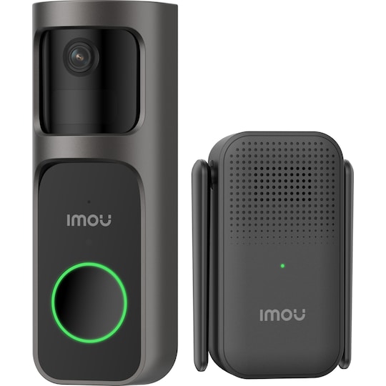 Imour Doorbell 2S videodørklokkesæt (sort)