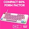 NOS C-450 Mini PRO RGB gaming-tastatur (Cotton Candy)