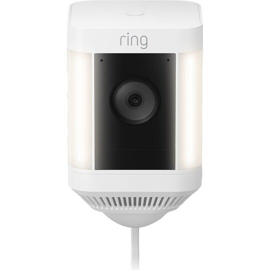 Ring Spotlight Cam Plus sikkerhedskamera (hvid/plug-in)