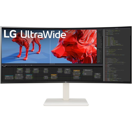 LG UltraWide 38WR85QC 38" kurvet skærm