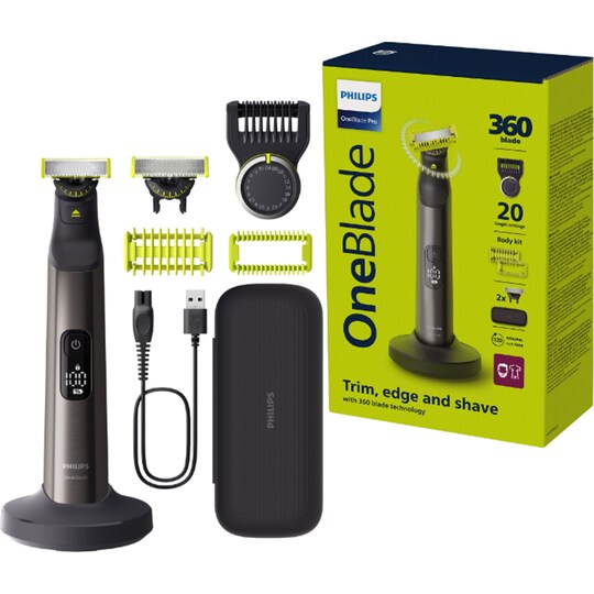 Philips OneBlade Pro 360 ansigts- og kropstrimmer QP6652/61