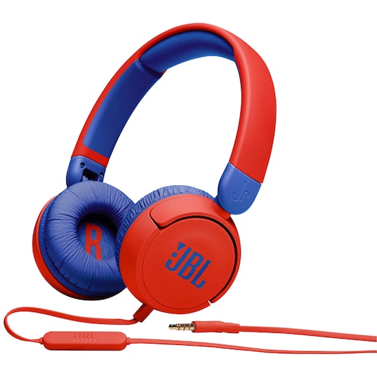 JBL Jr. 310 on-ear høretelefoner (rød)