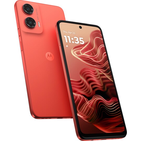 Motorola G35 smartphone 5G 4/128GB (guava rød)