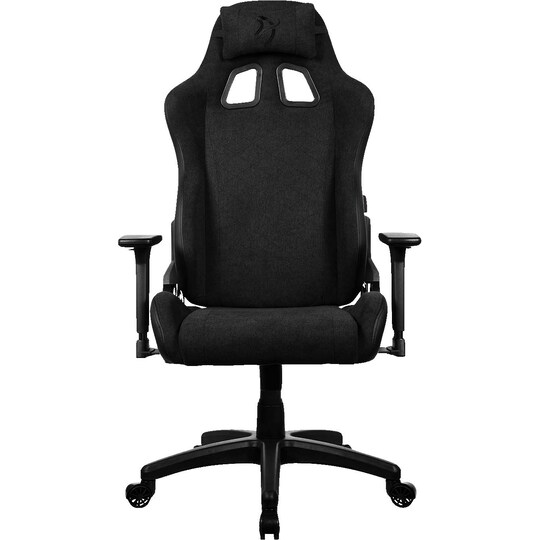 Arozzi Avanti SoftFabric gamingstol (pure black)