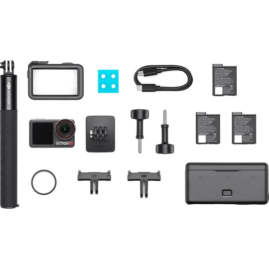 DJI Osmo Action 5 Pro adventure combo action-kamera (sort)