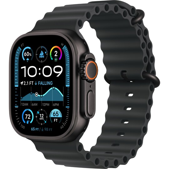 Apple Watch Ultra 2 49mm GPS+CEL (Black Titanium/Black Ocean Band)