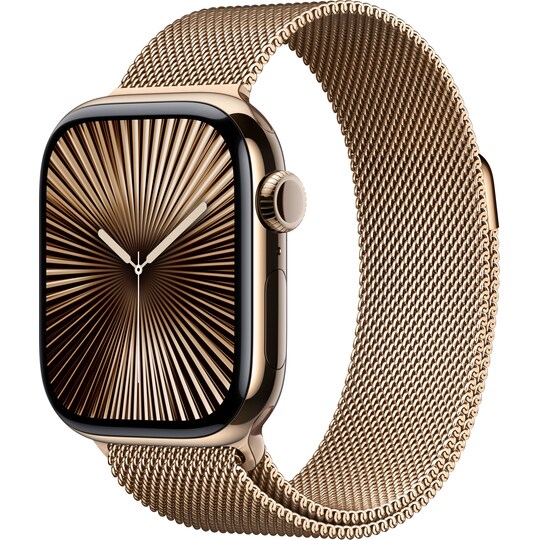 Apple Watch S10 46mm GPS+Cel (Gold Titanium/Gold Milano loop) M/L