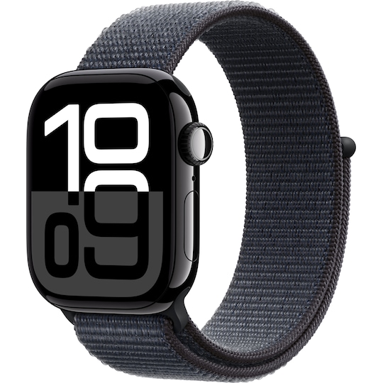 Apple Watch S10 46mm GPS (Jet Black Alu/Ink sportsloop)