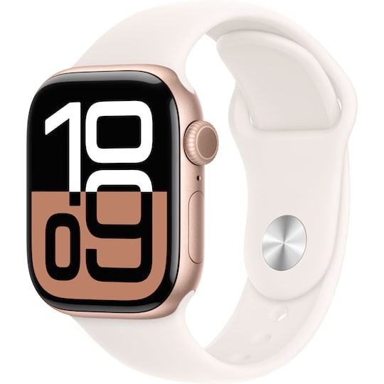 Apple Watch S10 42mm GPS (Rose Gold Alu/Light Blush sportsrem) S/M