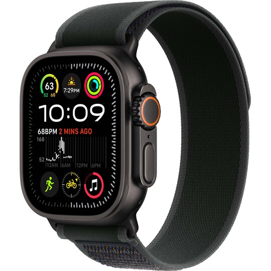 Apple Watch Ultra 2 49mm GPS+CEL (Blackl Titanium/Black Trail Loop) S/M