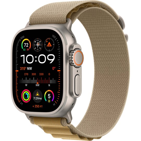 Apple Watch Ultra 2 49mm GPS+CEL (Natural Titanium/Tan Alpine Loop) S