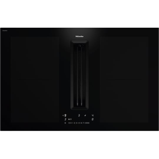 Miele Kogeplade med integreret emhætte KMDA 7676 FL-U BlackPerfection