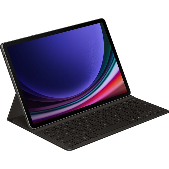 Samsung Galaxy Tab S9/S9 FE Slim Tastaturetui (sort)