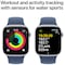 Apple Watch S10 42mm GPS (Silver Aluminium/Denim sportsrem) S/M